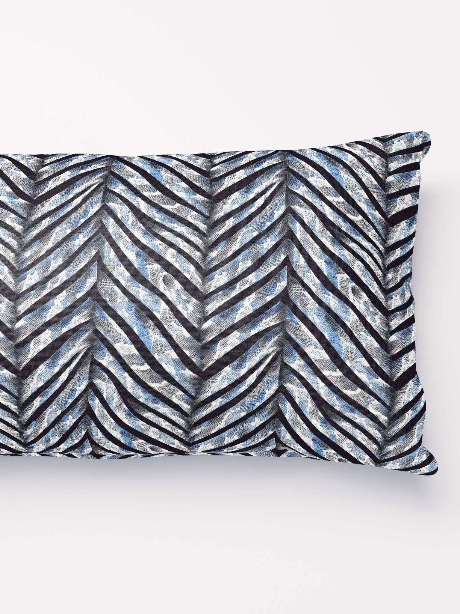 Blue Grey Snake Skin Pillow product image (4)