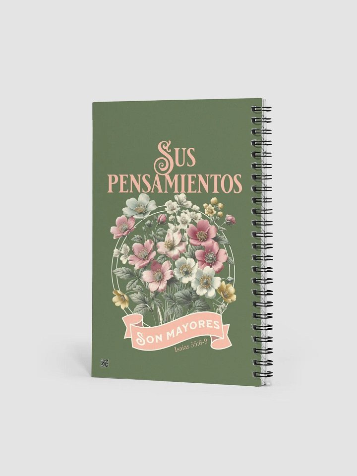 Sus pensamientos Spiral Notebook product image (2)