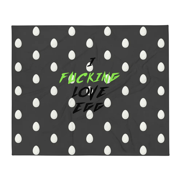 LOVE EGG throw blanket product image (13)
