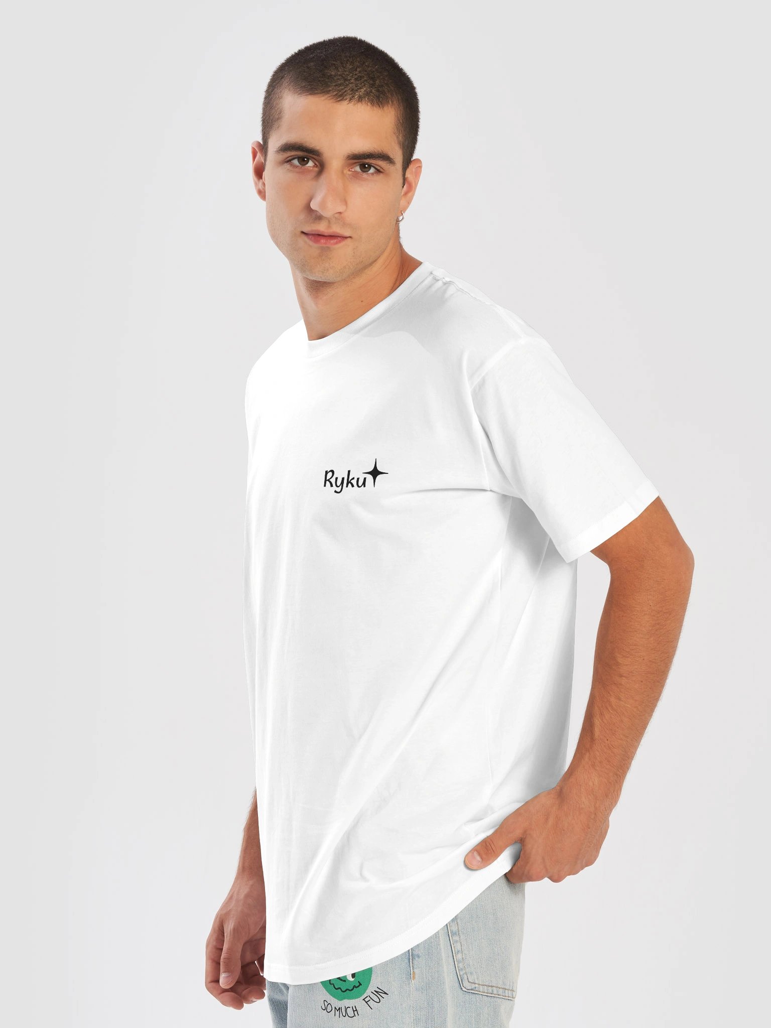 T shirt Ryku White product image (7)