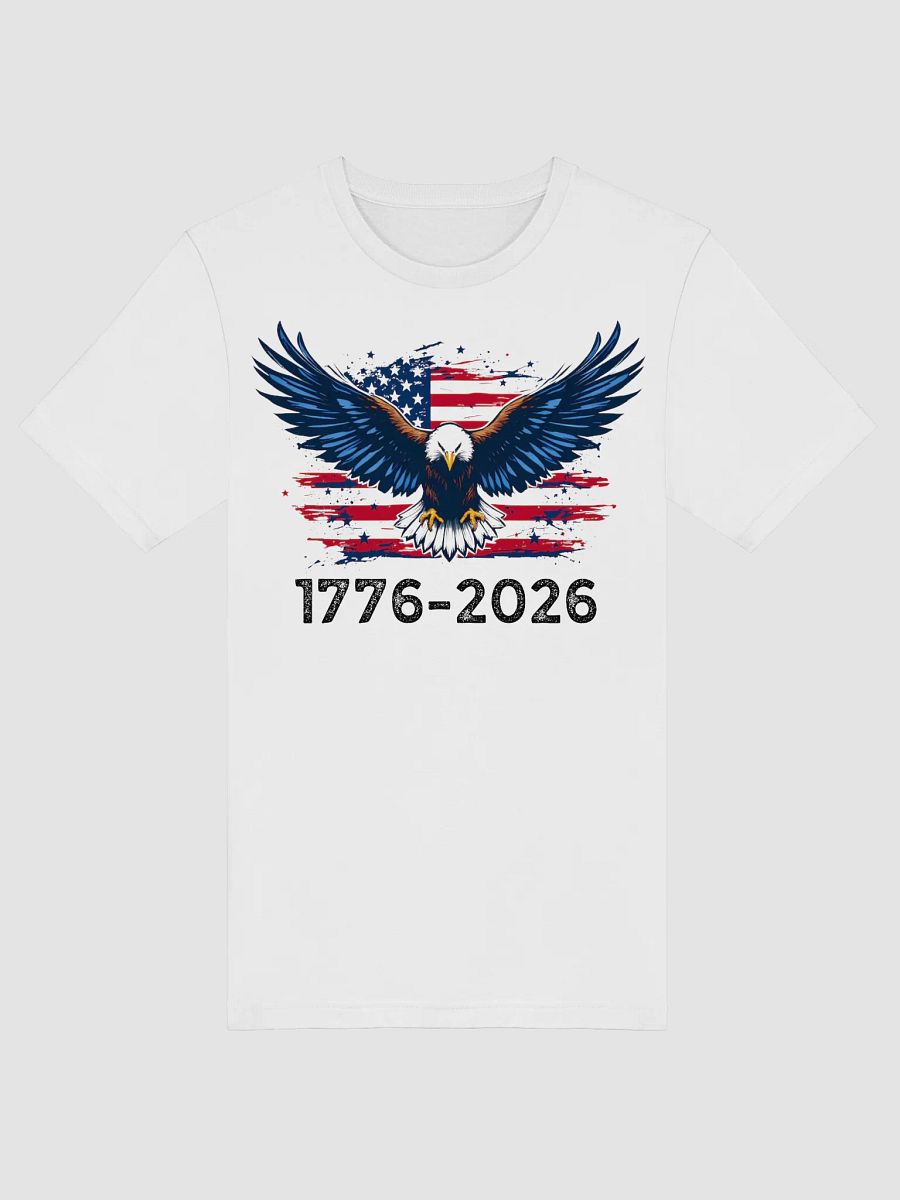Patriotic American Eagle Flag T-shirt | 1776-2026 USA Bald Eagle Red White Blue Stars Stripes Tee product image (42)