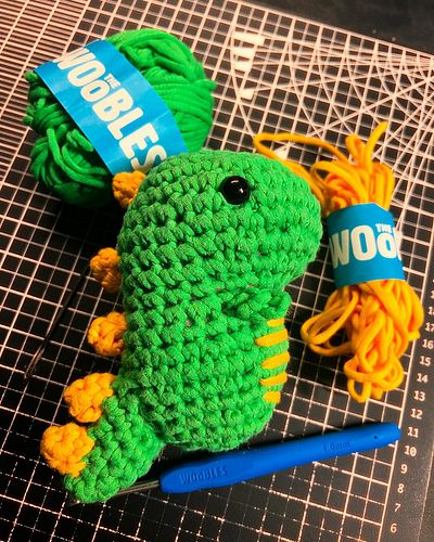 New skill unlocked! I was gifted this awesome @thewoobles crochet kit for beginners and decided to start my crochet journey o...