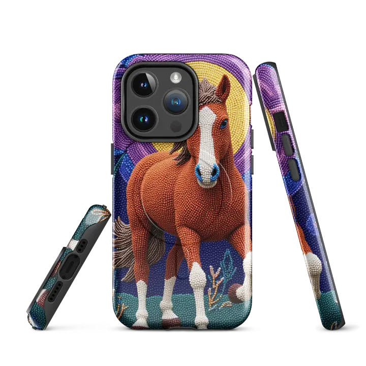 Faux-beaded horse in Moonlight MagSafe® Tough Case product image (2)