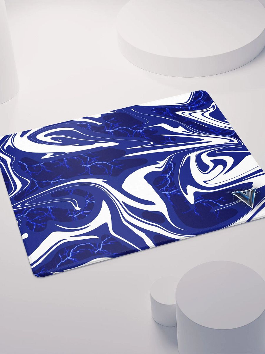 White x Blue Mouse Pad product image (4)