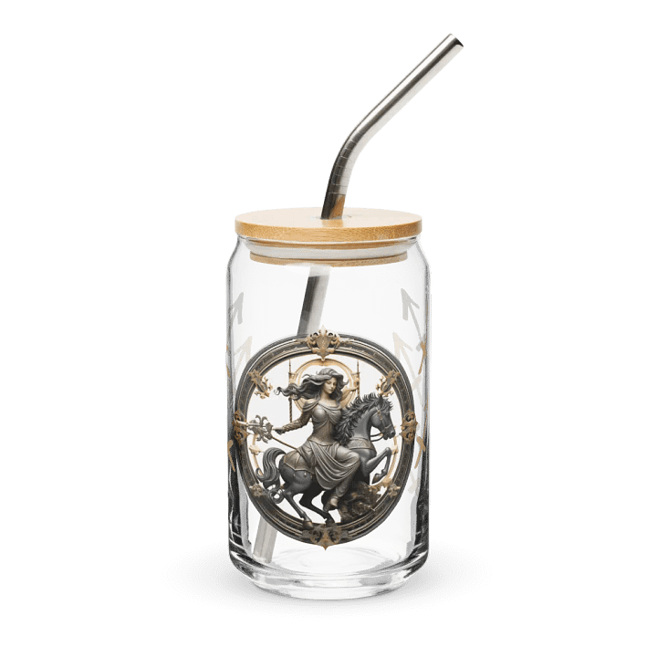Sagittarius Zodiac Glass Can Sipper product image (2)
