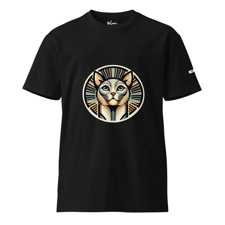 Pharaoh Cat Unisex T-Shirt – Bold & Artistic Feline Design 🐾✨ product image (1)