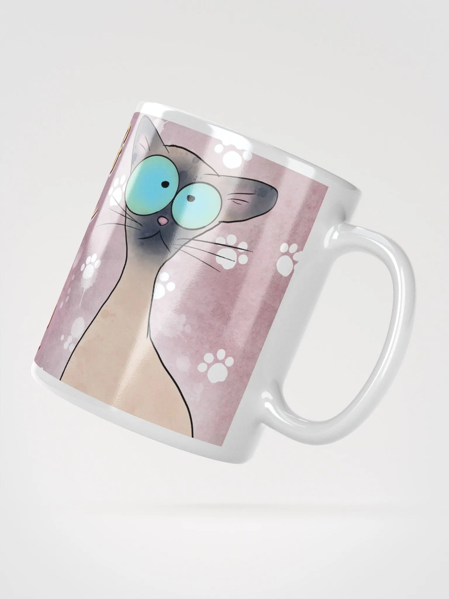 Morning Coffee with My Siamese Mug product image (4)