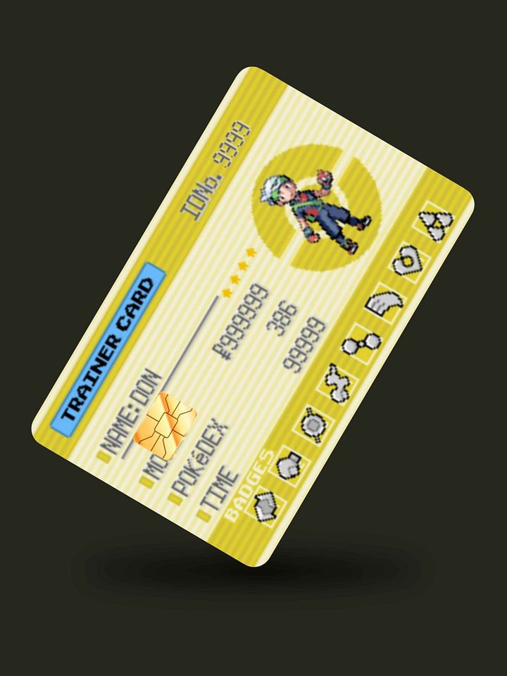 Golden Trainer Card (Holographic) product image (1)