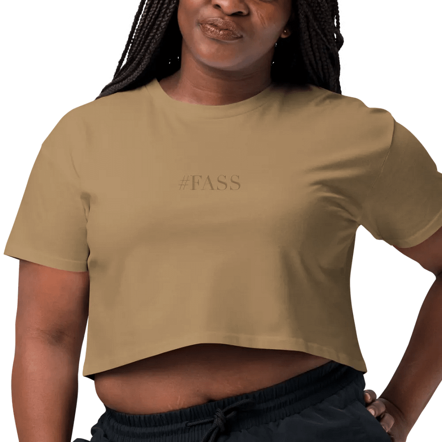 #FASS - Old Gold Crop Top product image (1)