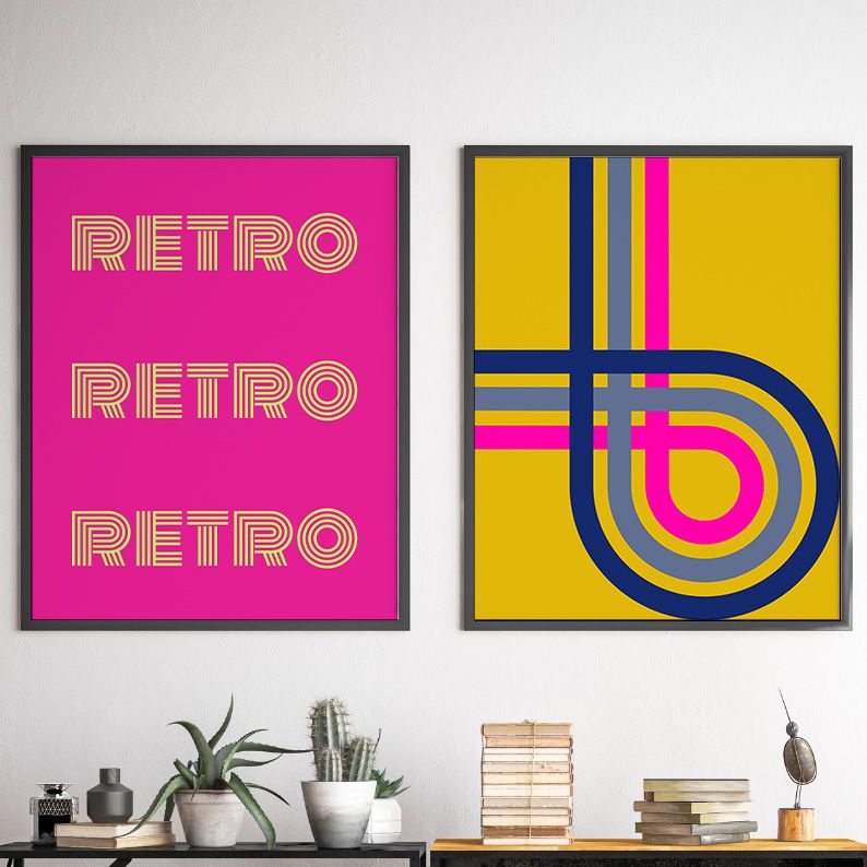Disco Ball Retro Gallery Wall Set of 8 DIGITAL Prints product image (7)