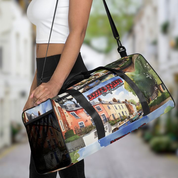 Little Italy - England - All Over Print - Watercolor - Duffel Bag product image (1)