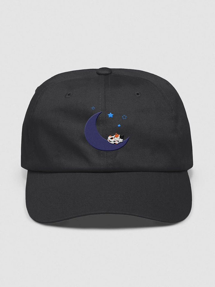 Dreamy Crescent Moon Catnap Dad Hat product image (2)