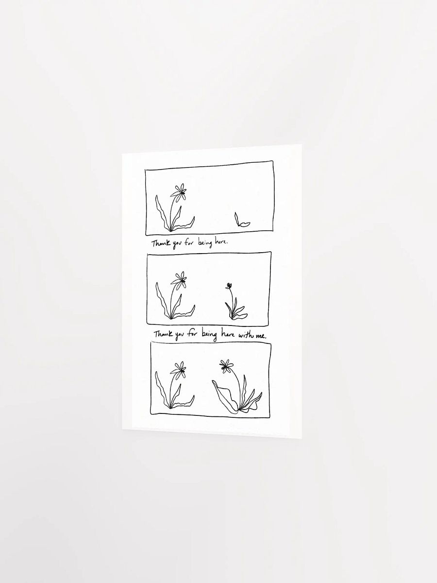 Thank You For Being Here Art Print product image (2)
