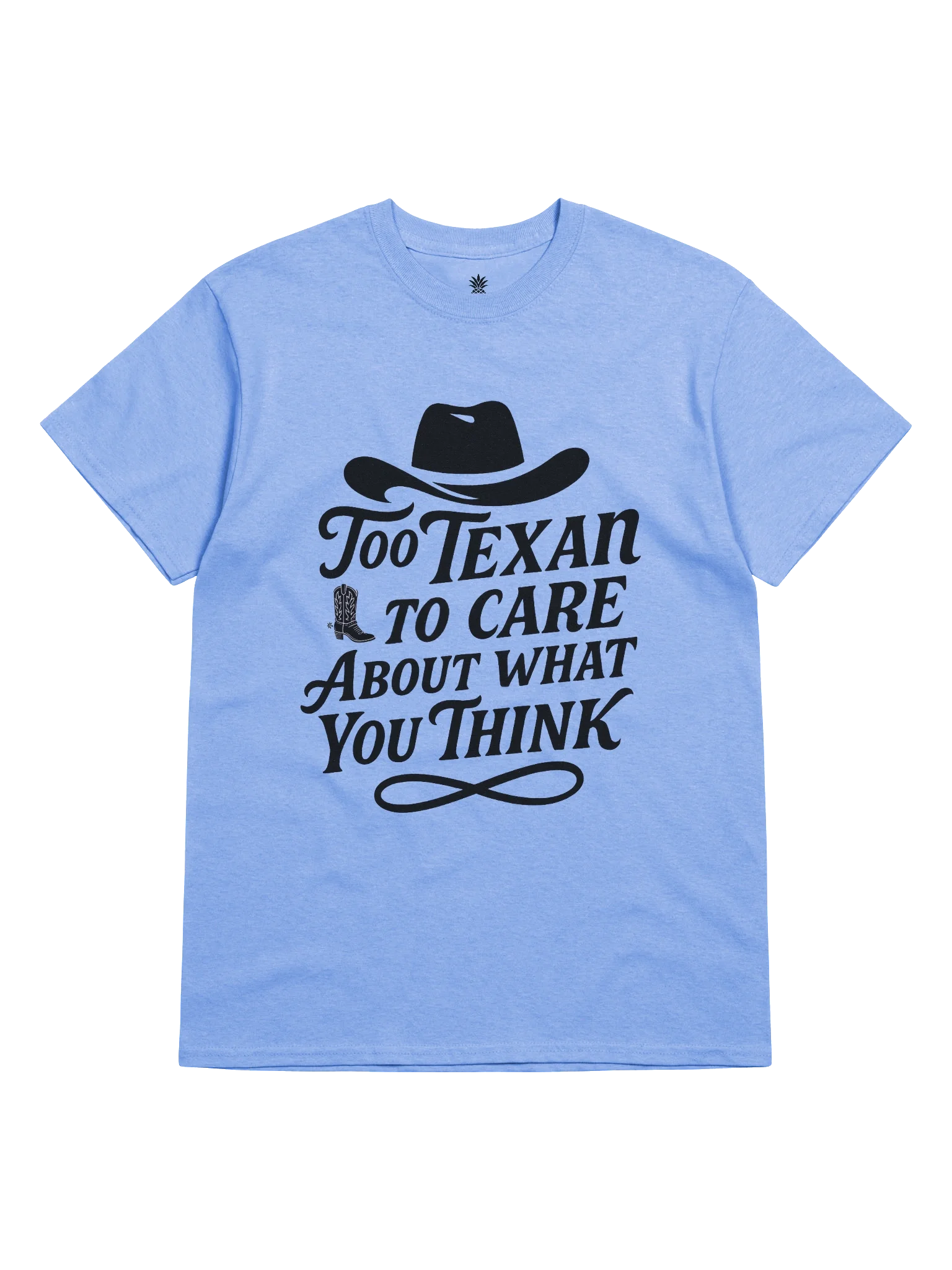 Too Texan to Care About What You Think (Dark Design) Texas Boxy Fit Unisex T-Shirt product image (17)