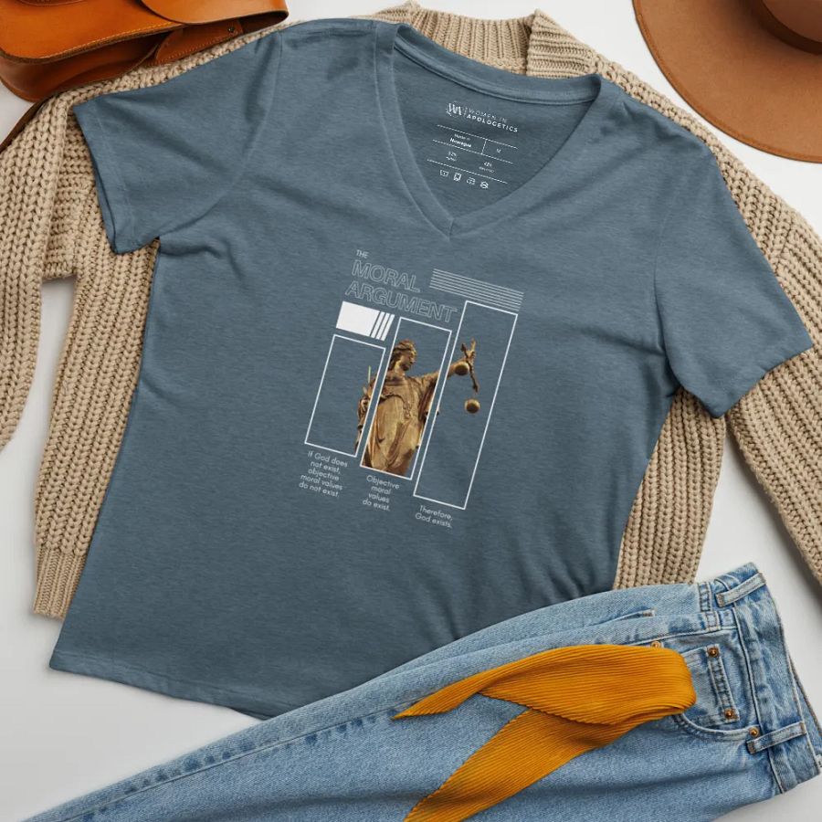 The Moral Argument V-Neck Women’s T-Shirt product image (37)