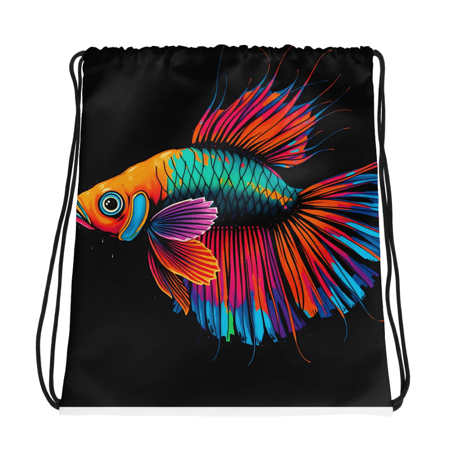 Beta Pop art Splendor Drawstring Bag product image (1)