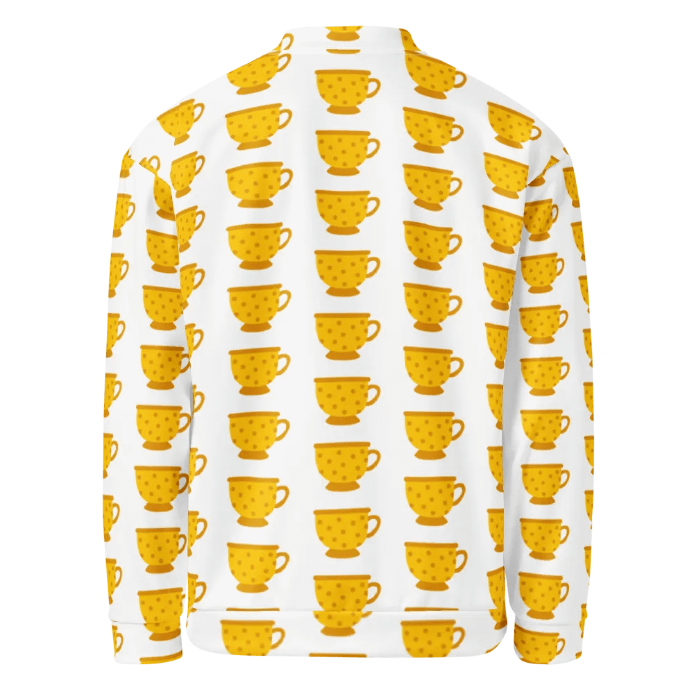 Polka Dot Tea Party All-Over Print Bomber Jacket product image (8)