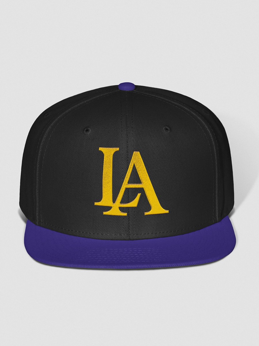 LA hat purp gld product image (1)