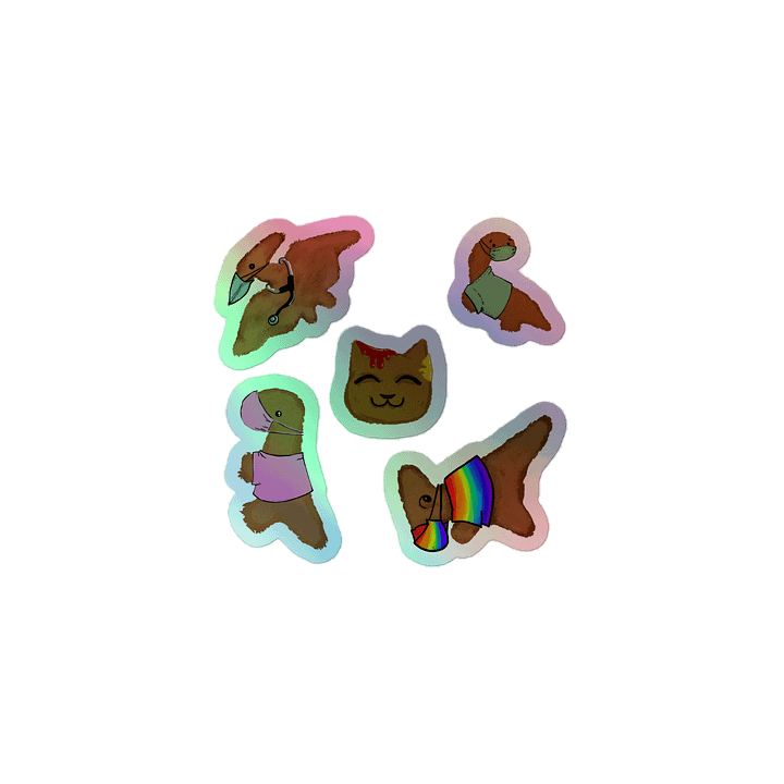 MSF/DWB Fundraising Sticker sheet 2025 - Dino Nuggies, Hold the Googly product image (1)