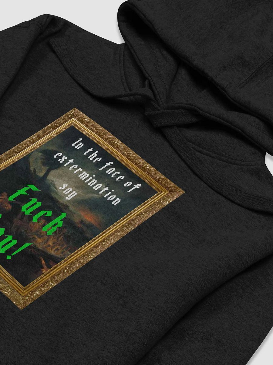 In the Face of Extermination Framed Hoodie product image (3)