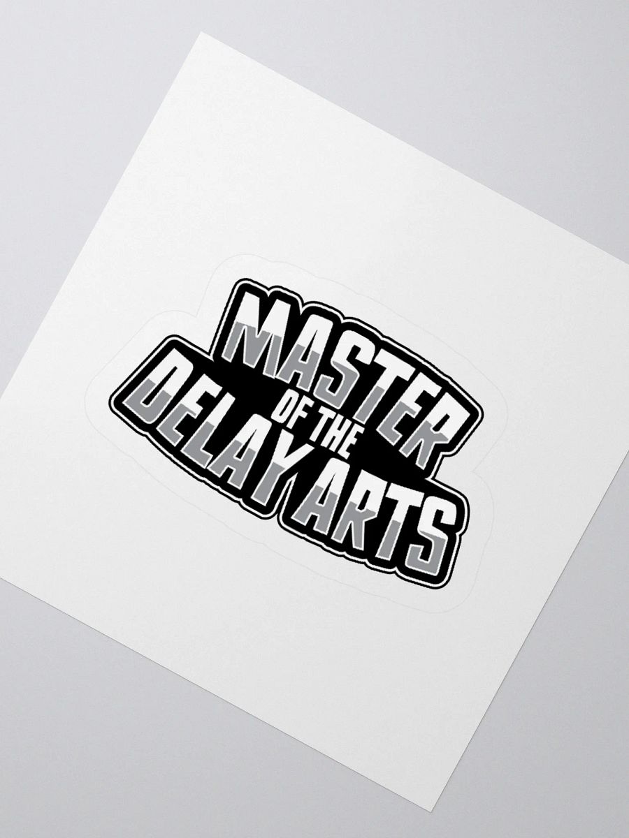 Master of the Delay Arts – Funny Gamer Sticker product image (4)