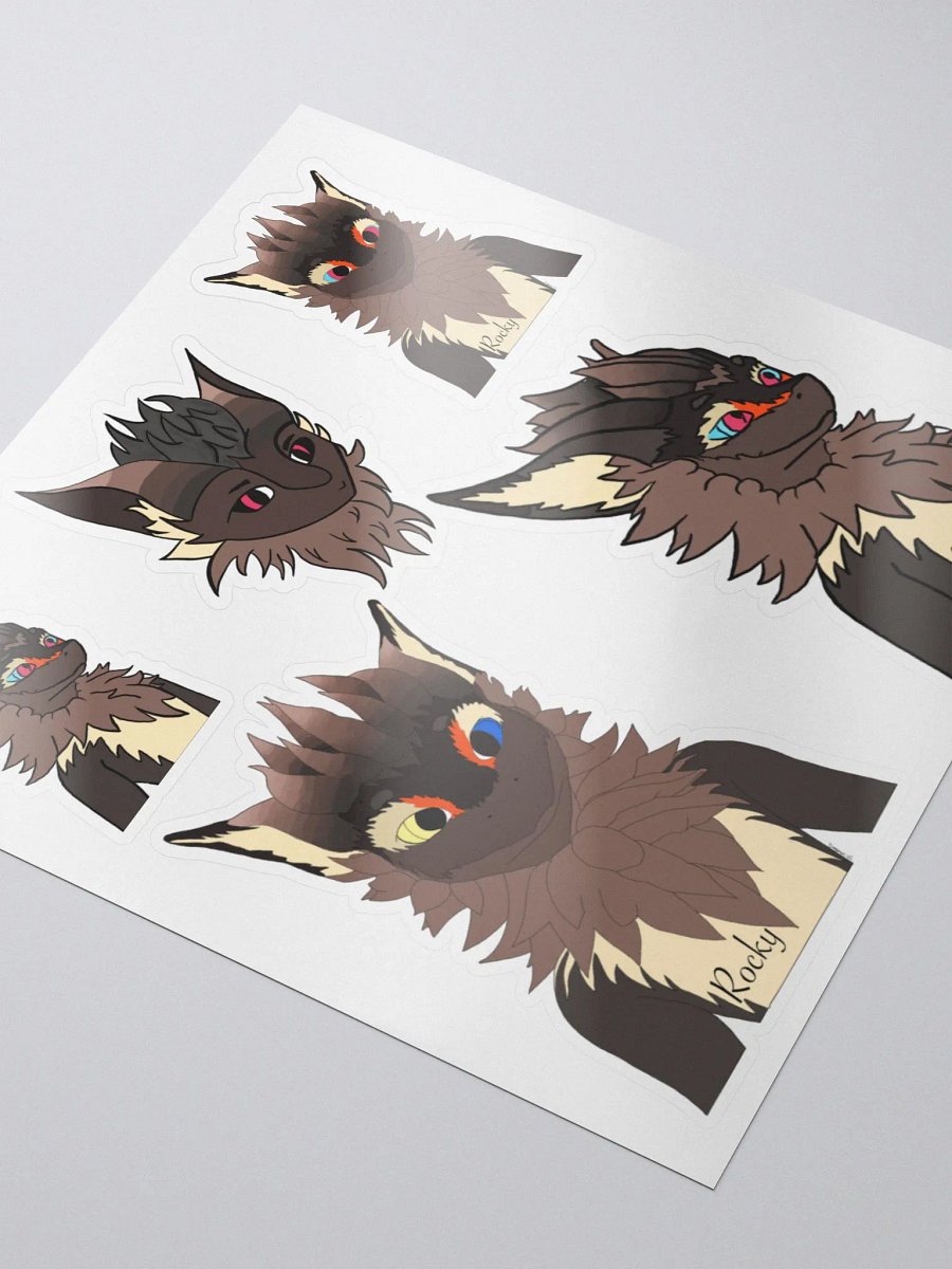 golden wolf Kiss Cut Stickers product image (3)