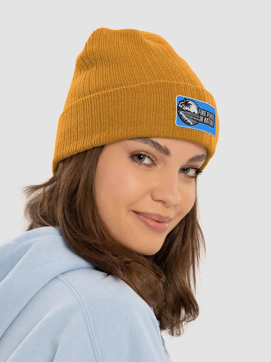 Nature's Peace Ribbed Beanie | Find peace in nature product image (33)