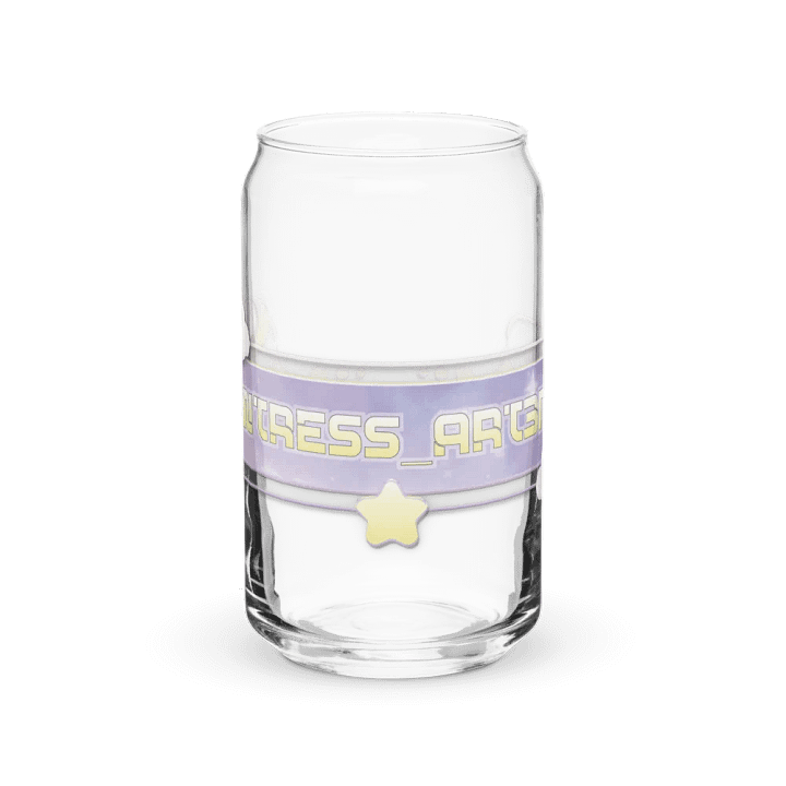 Art3mis Logo Glass Can with Lid product image (2)