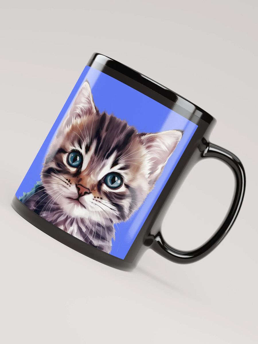 Cat Mug Neon Blue product image (7)