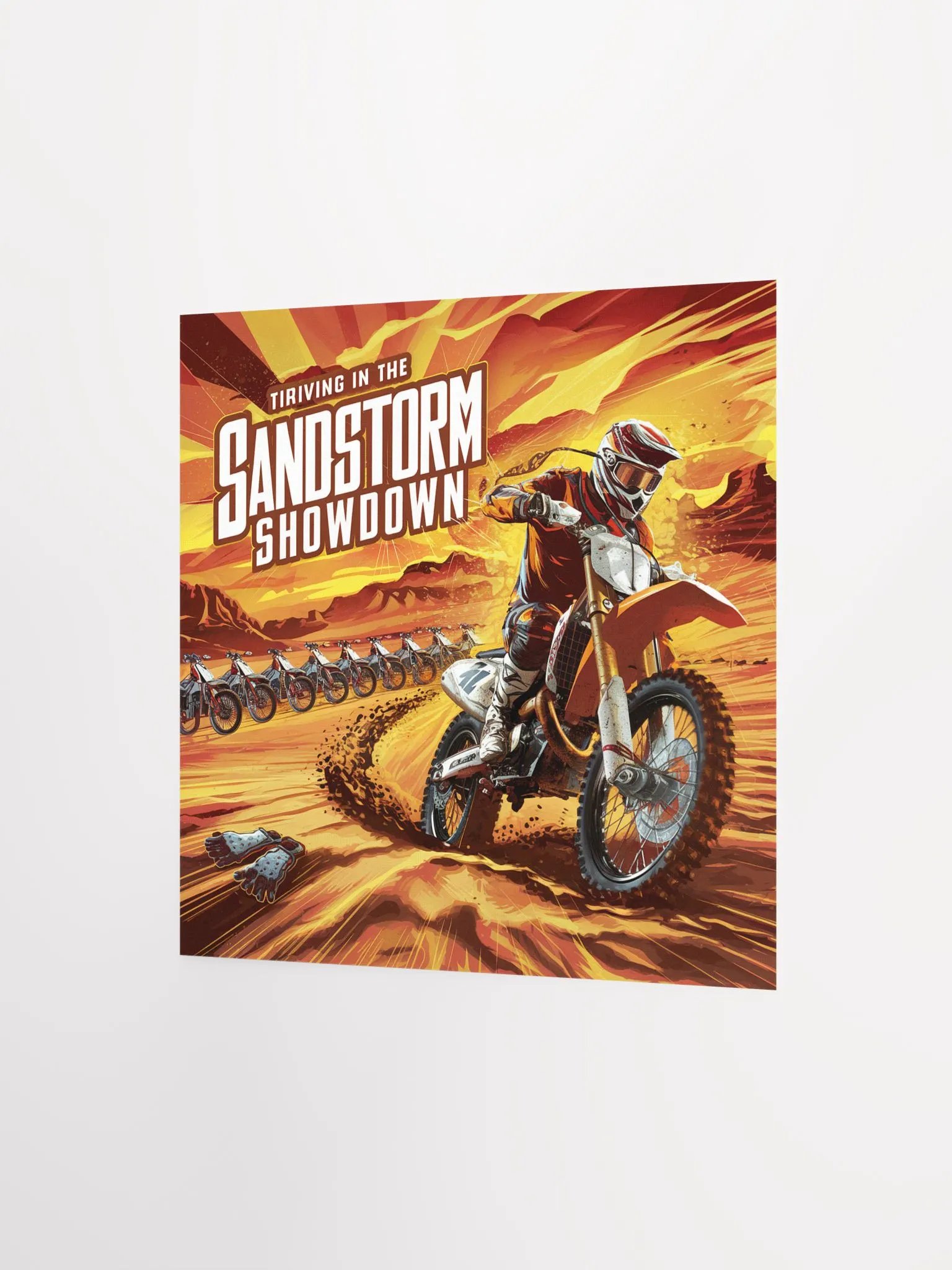 Thriving in the Sandstorm Showdown - Matte Poster product image (2)