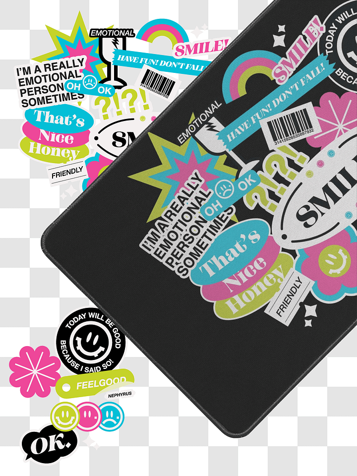 STICKERBOMB Deskmat product image (1)