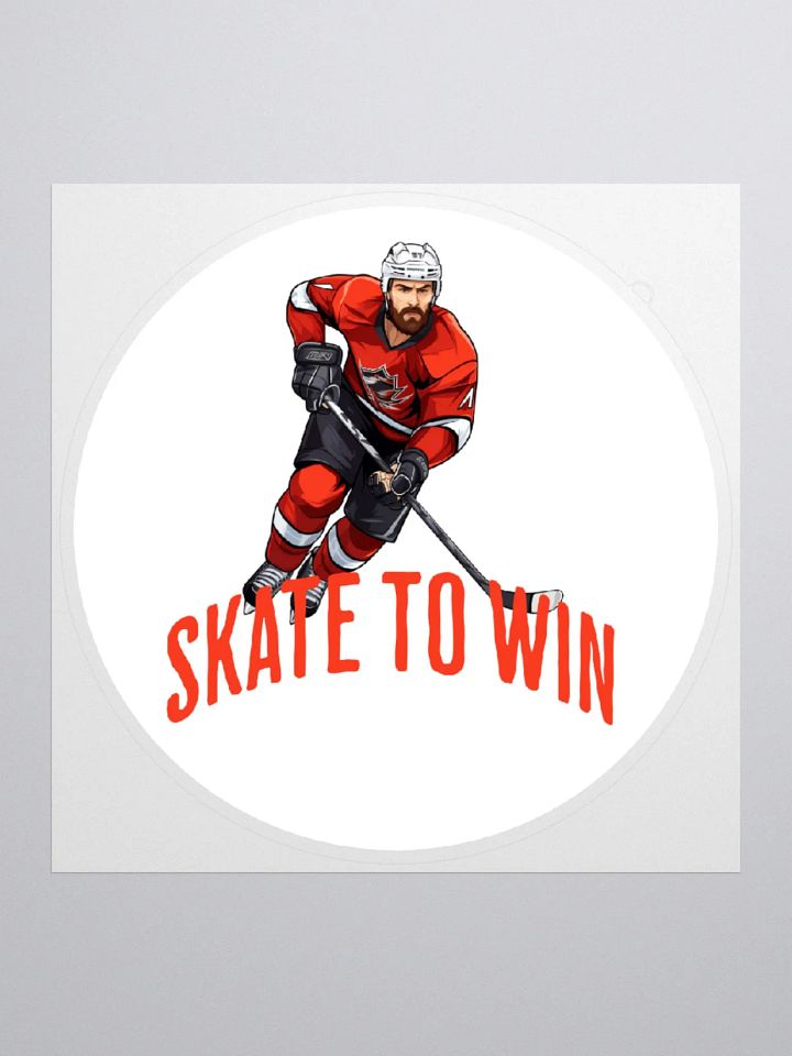 Ice skate sticker product image (1)