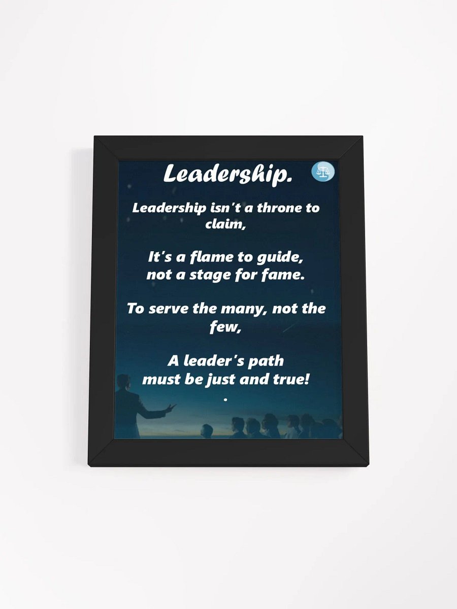 Flame of Leadership Framed Poster product image (4)