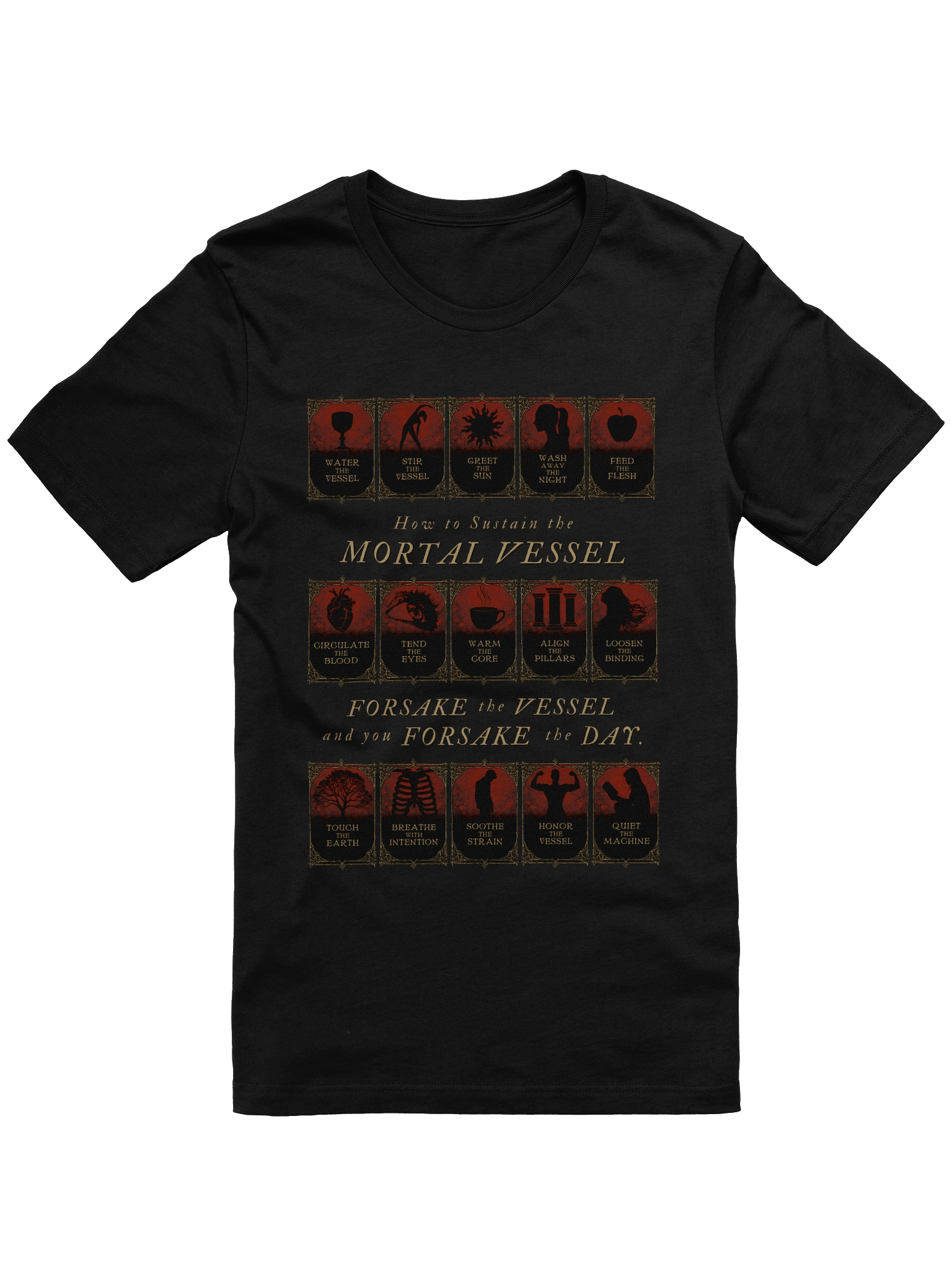 How to Sustain the Mortal Vessel Daily Quest T-shirt product image (1)