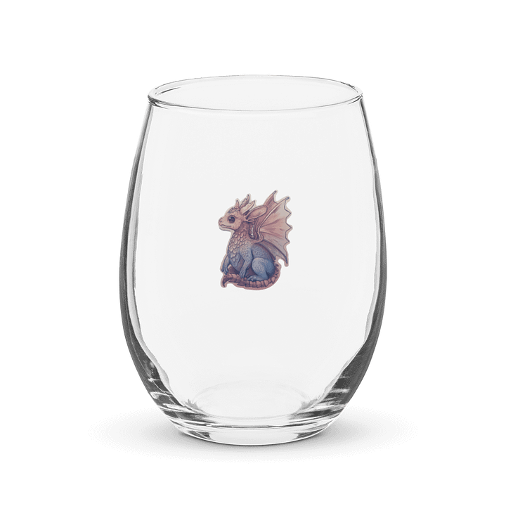 Whimsical Dragon Stemless Wine Glass product image (1)
