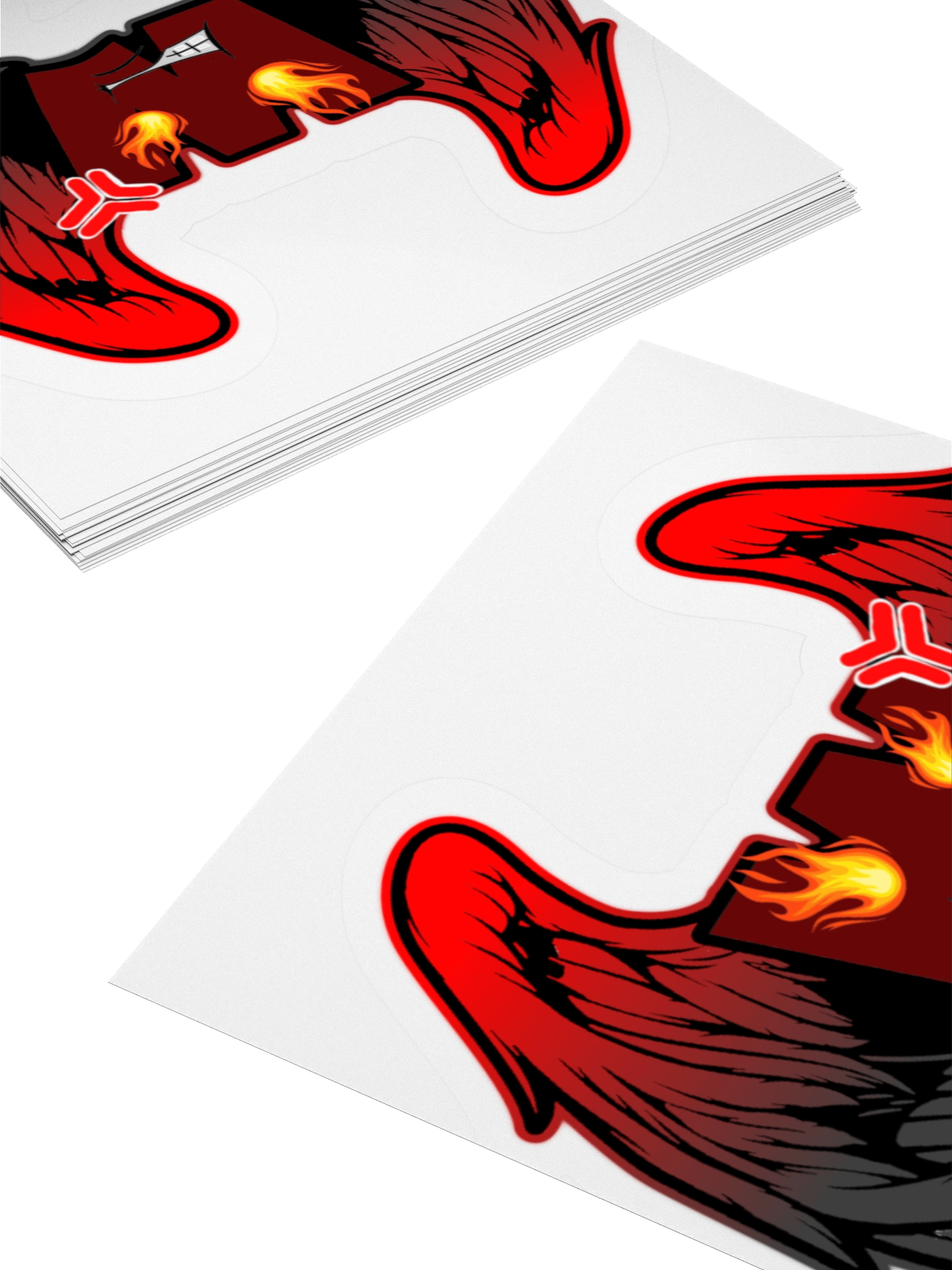 Fiery Wings Kiss Cut Stickers product image (7)