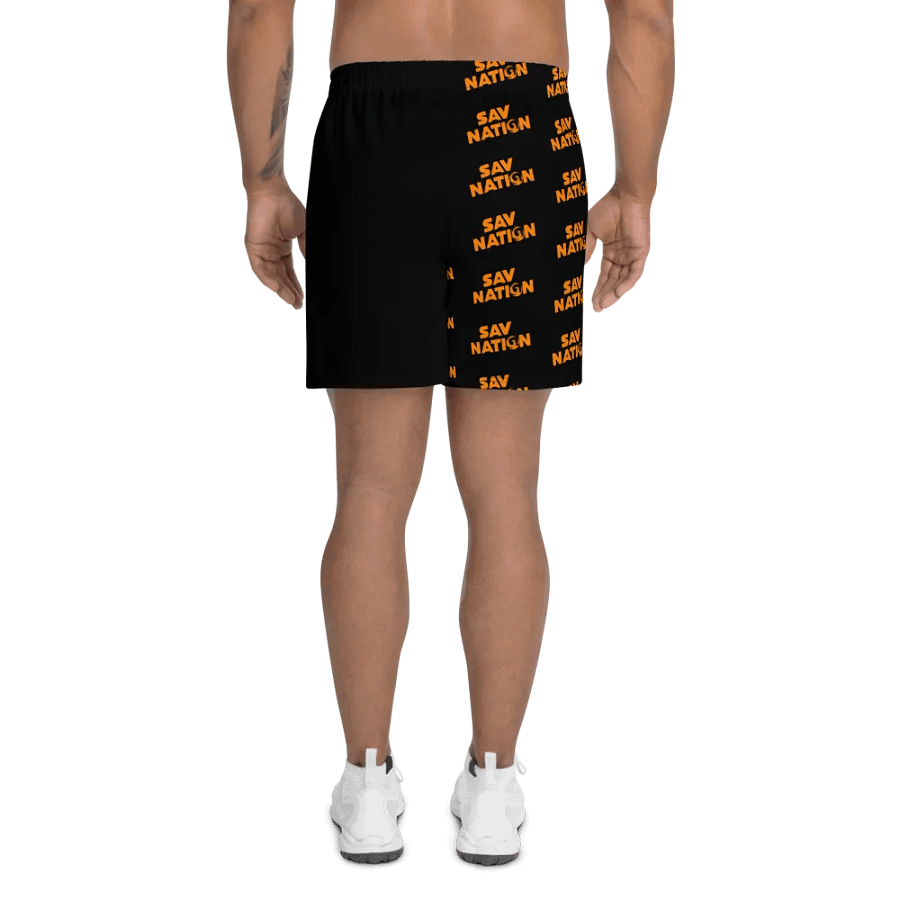 Orange Sav Nation Printed Shorts product image (2)