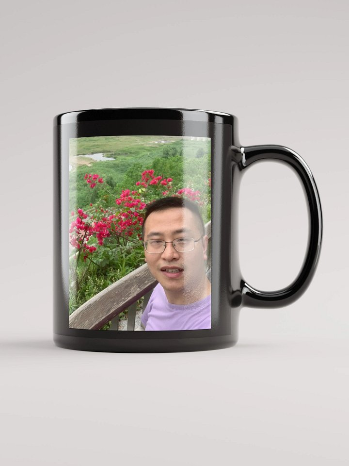 Black Glossy Mug: at park product image (2)