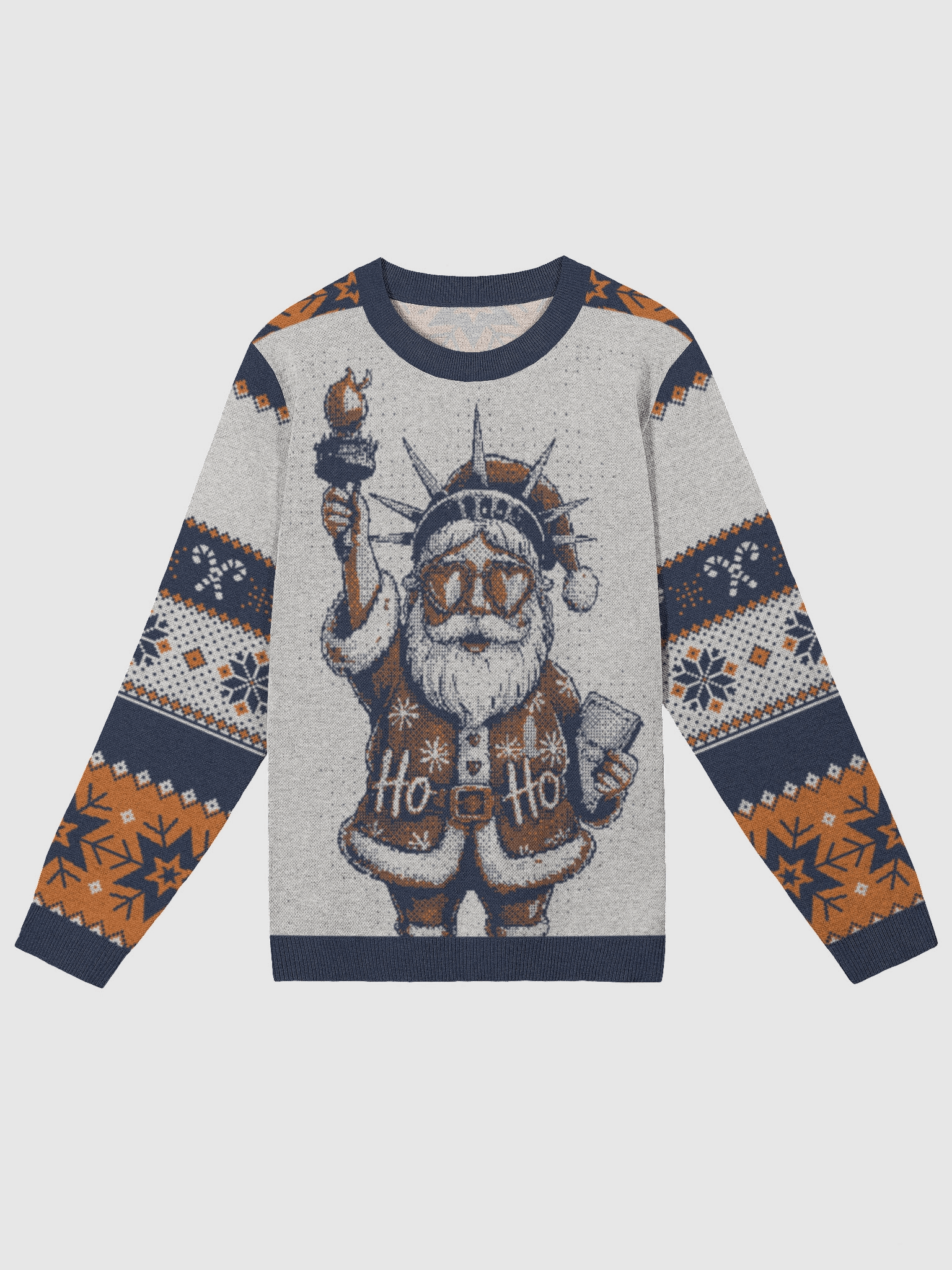 Knitted Crewneck Sweater – Classic Fit | Santa Liberty Holiday Edition 25 product image (2)