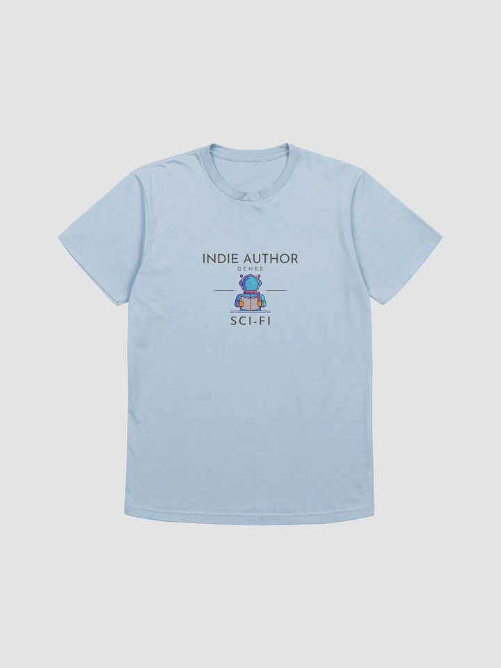 Indie Author Genre Sci-Fi Supersoft blue t-shirt product image (1)