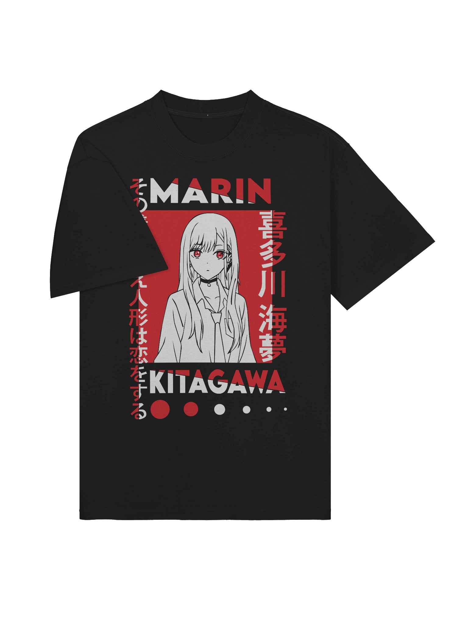 🎭 Marin Kitagawa: Monochrome Muse Tee product image (3)