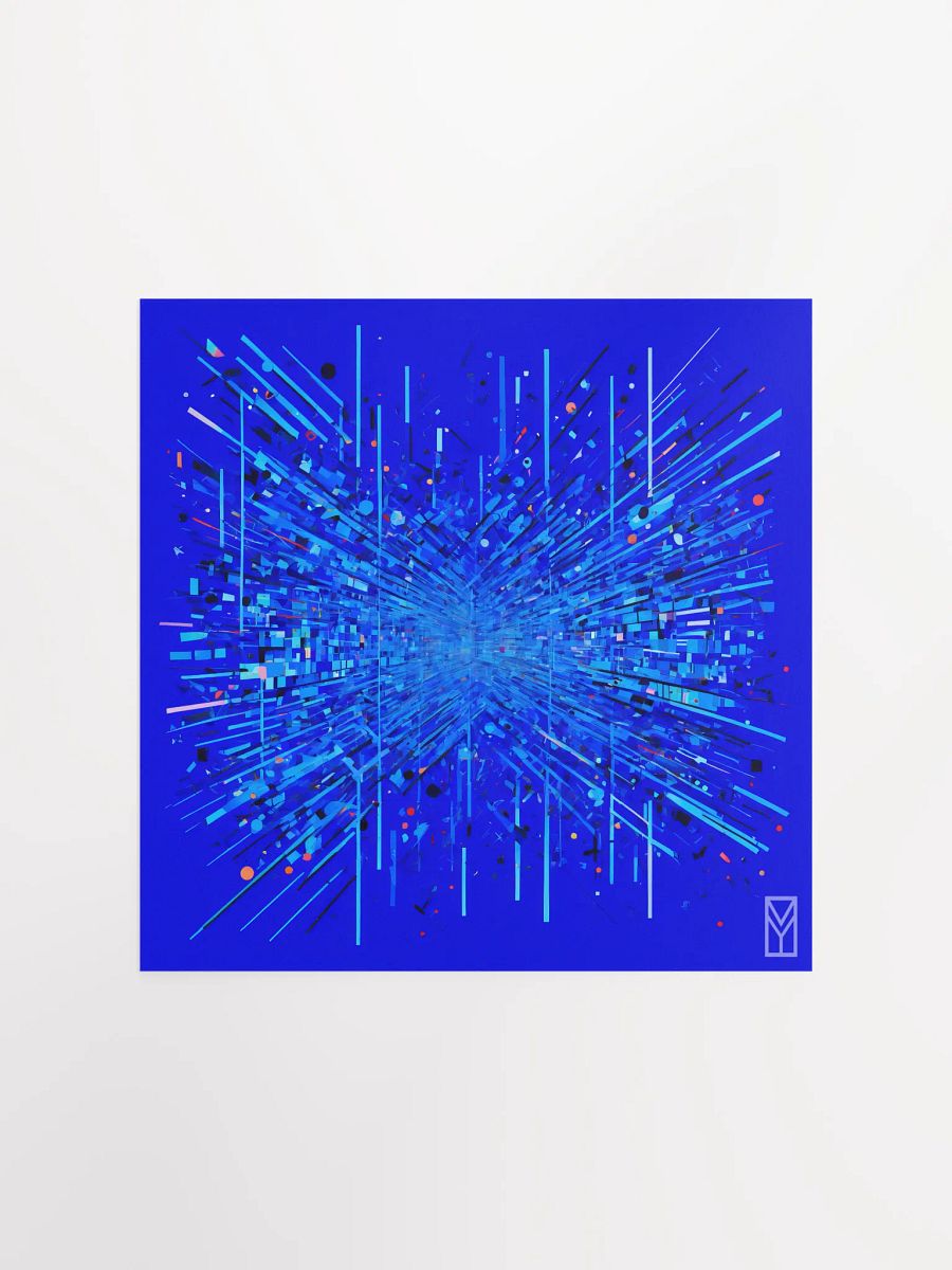 Poster Global Blue Screen: Abstract Interpretation product image (1)