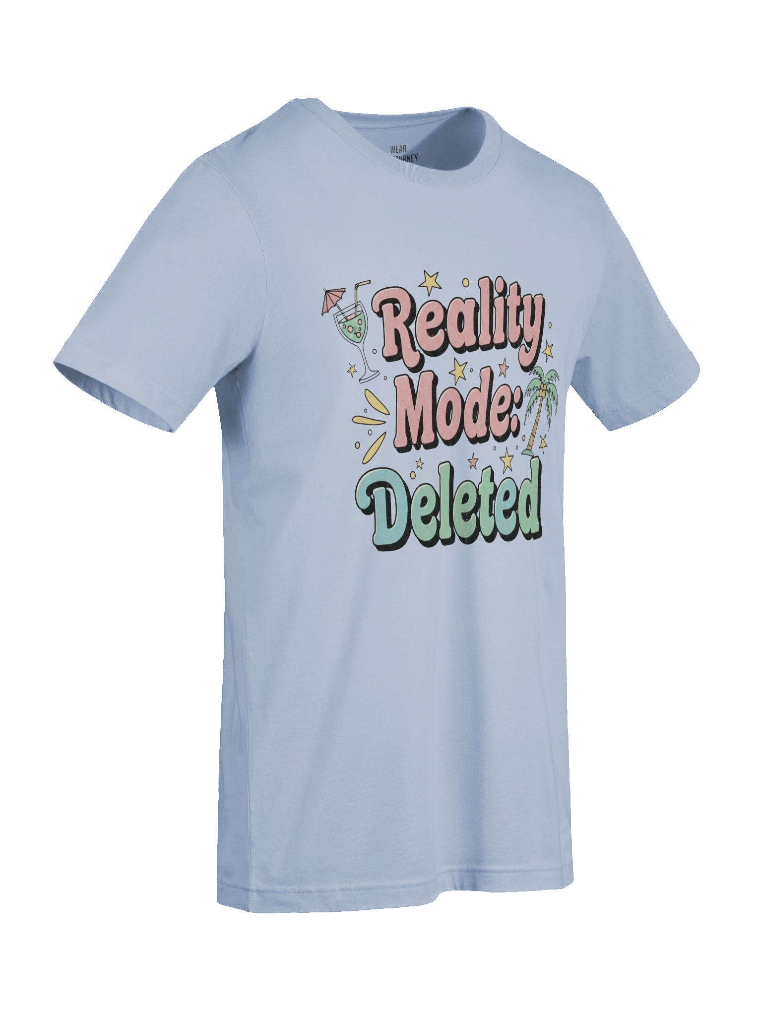 Vacation Mode T-Shirt – Tropical Reality Deleted Design product image (58)