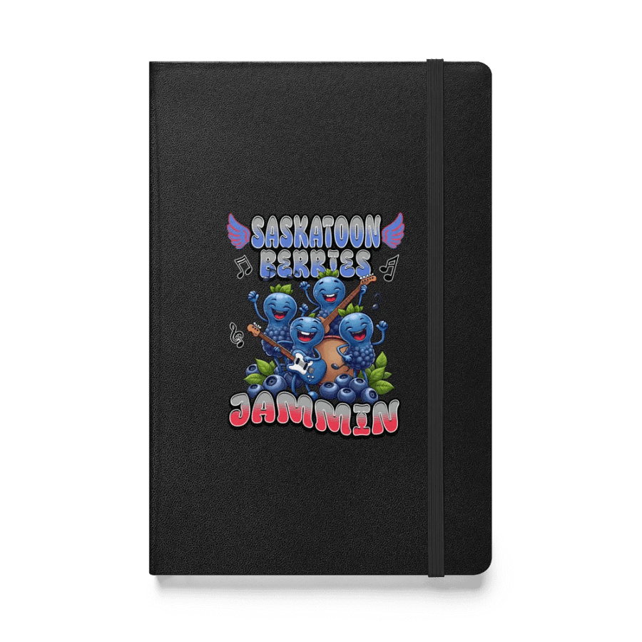 Saskatoon Berries Jammin Hardcover Notebook product image (1)