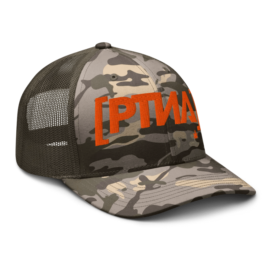 PTNA 420 Camo Trucker Hat product image (6)