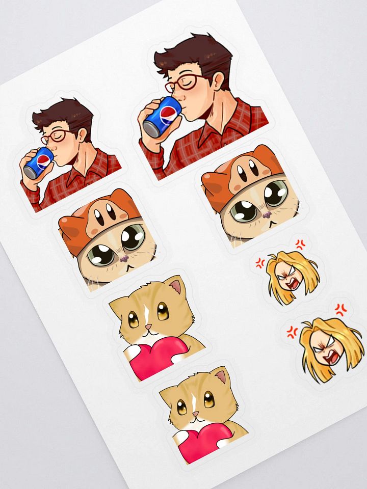 Jimmy D and Aly Stickers product image (1)