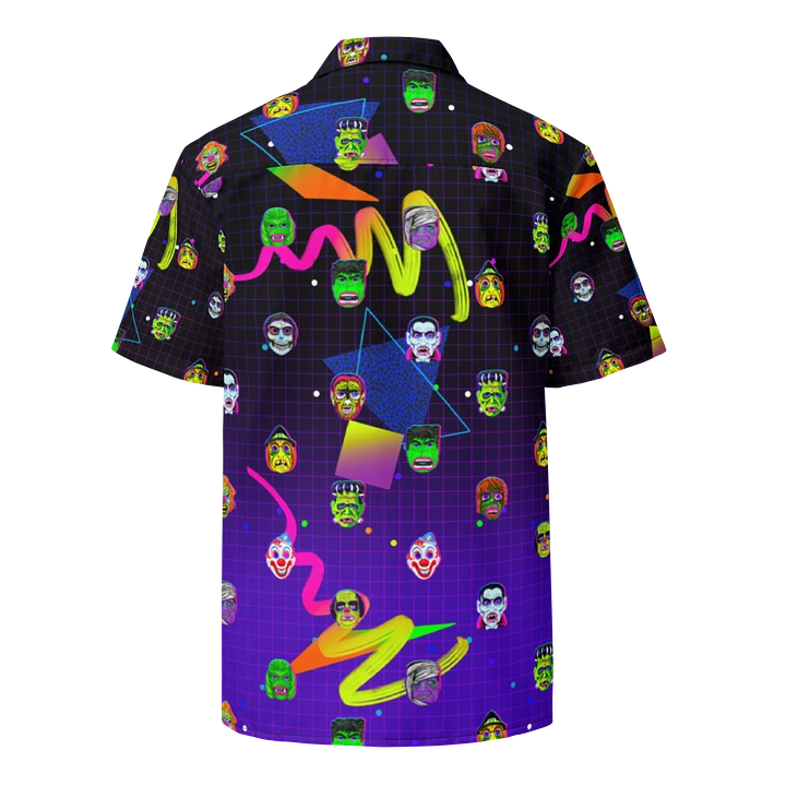 Horror Icons Hawaiian Button up product image (2)