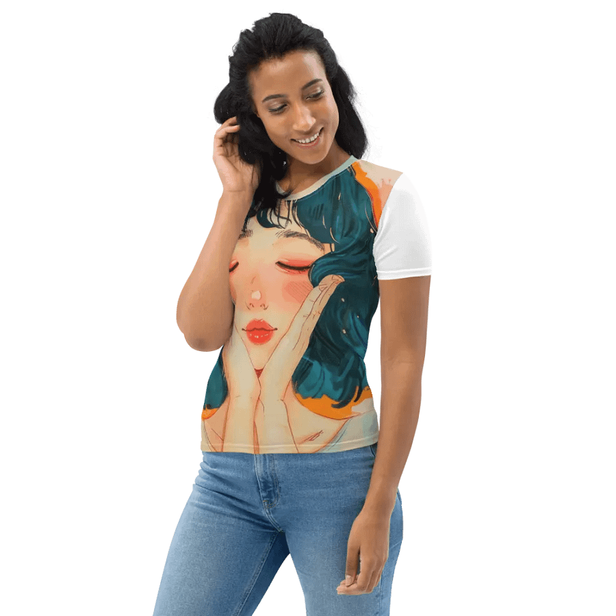 Dreamy Anime Watercolor Women's T-Shirt product image (4)