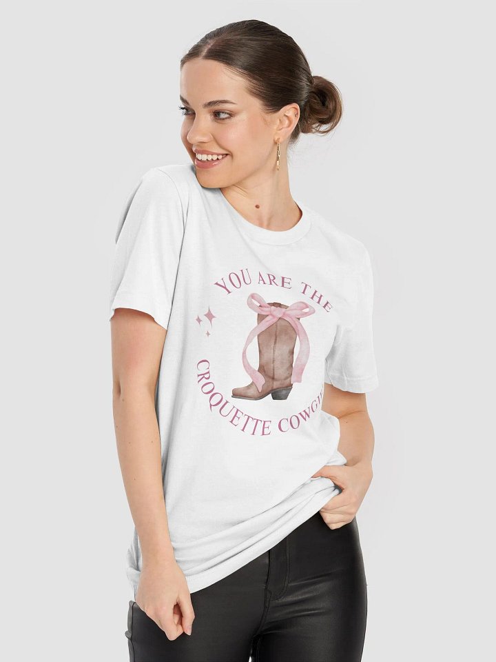 Coquette Aesthetic Watercolor Ribbon Bows Feminine T-Shirt product image (1)