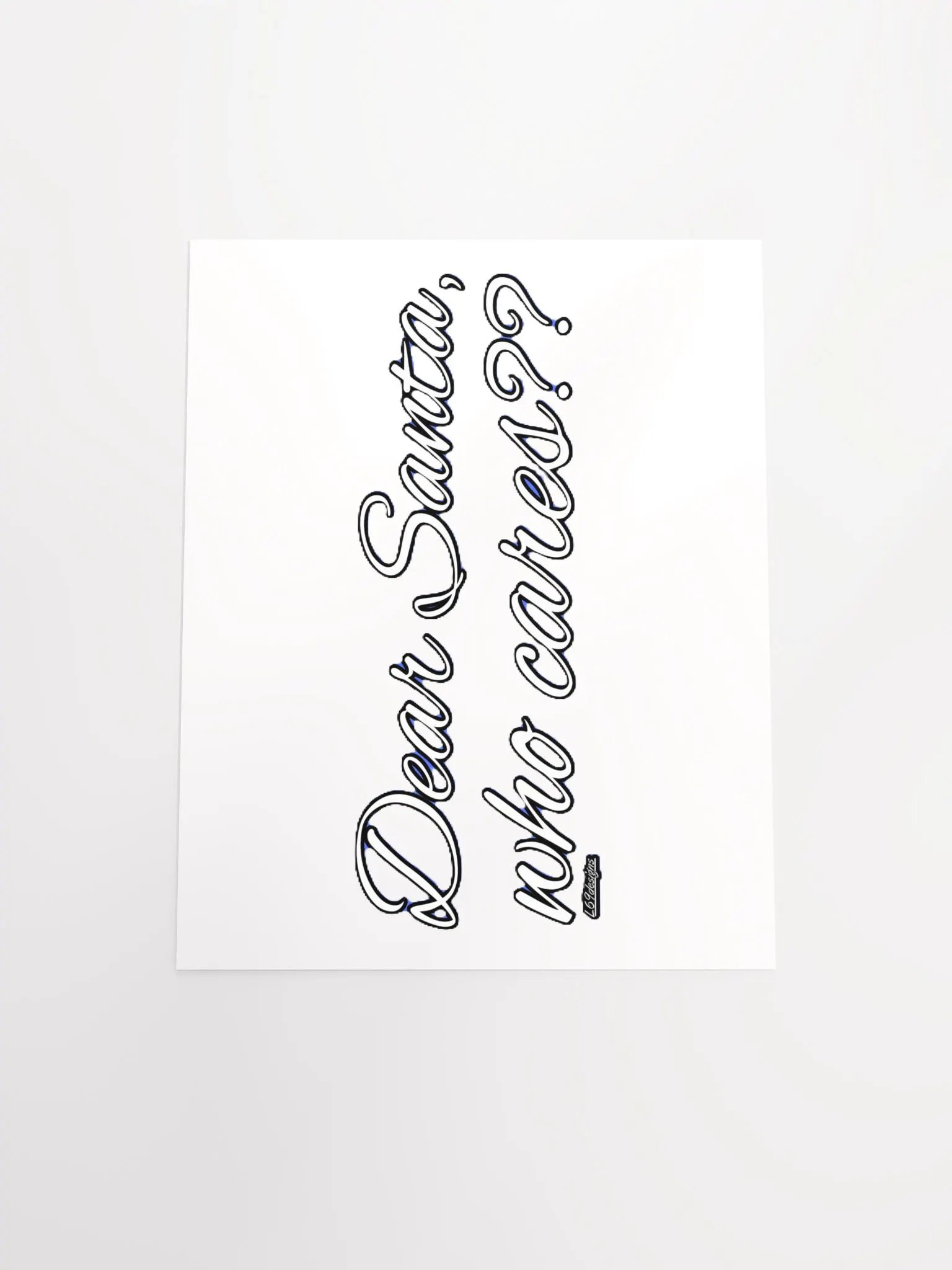 DEAR SANTA, WHO CARES?? product image (3)